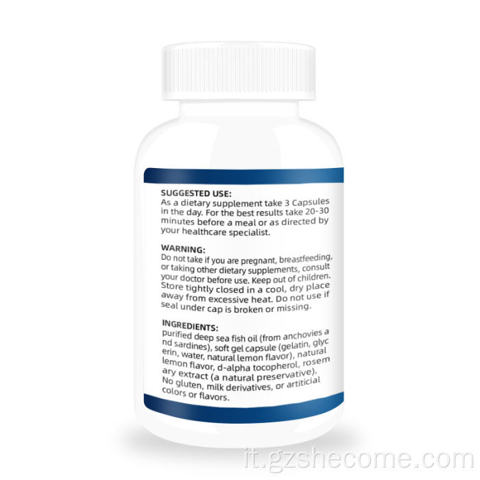 Super Omega3 Softgels Riduci le capsule epatiche omega softgel